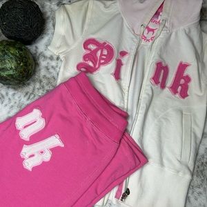 Y2K LOVE PINK TRACKSUIT